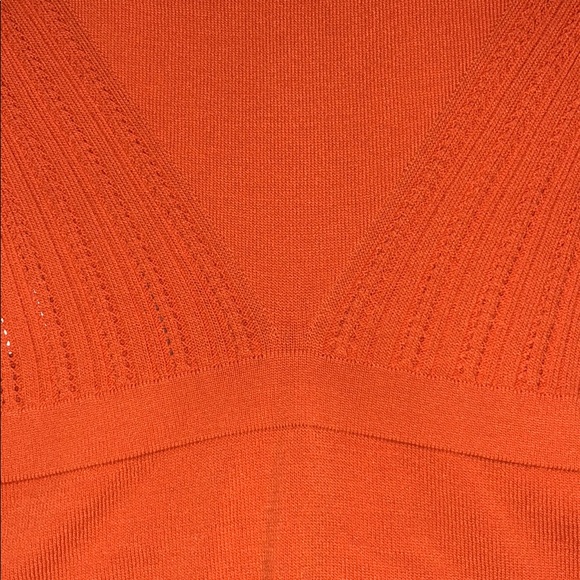 Authentic Gianni Versace Orange Top SZ 40 S - Picture 8 of 8